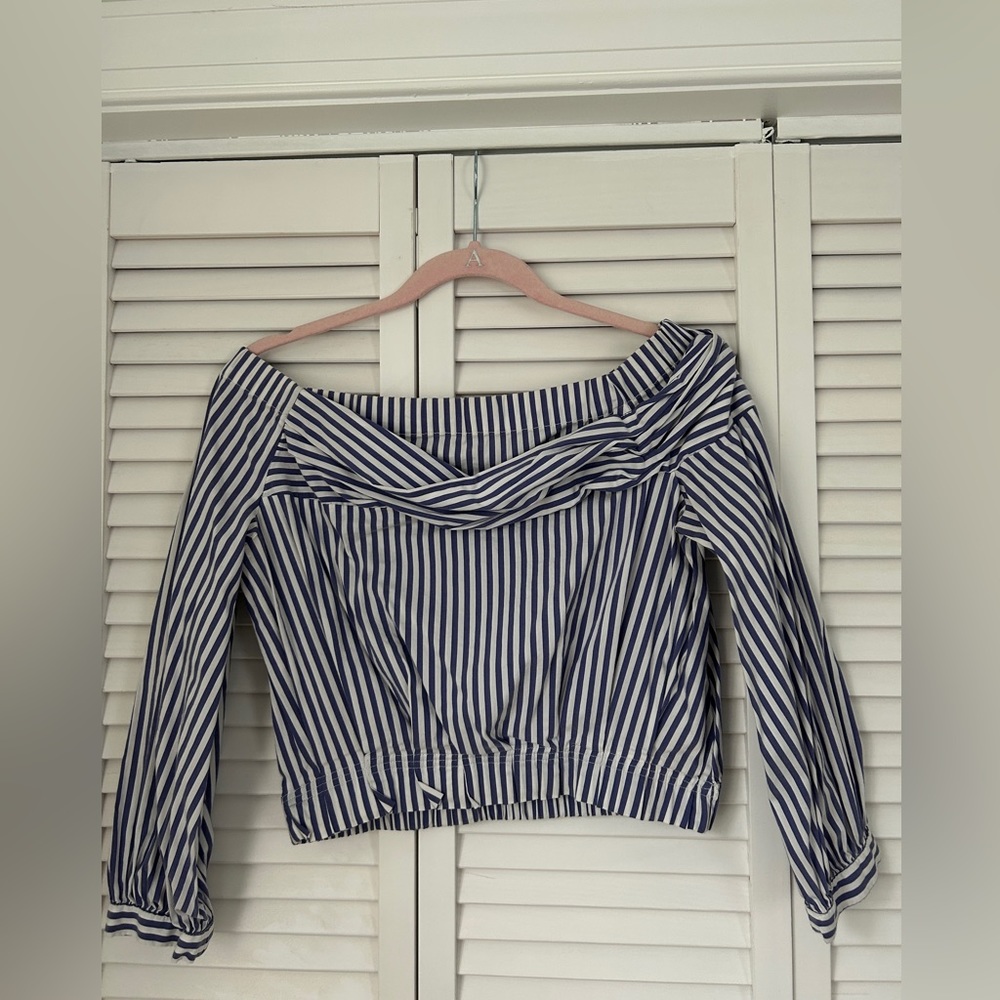 Over the shoulder Zara shirt